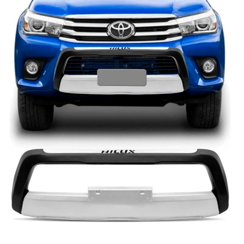 OVERBUMPER HILUX CD 16/18 PRETO/PRATA TGPOLI