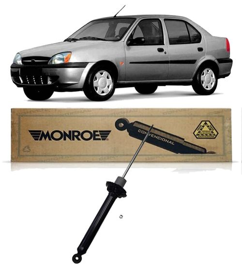 Amortecedor Traseiro Fiesta 2001 A 2004 Sedan Street