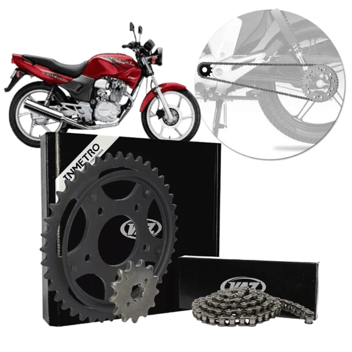 Kit Relação Transmissão Completo Honda Cbx 200