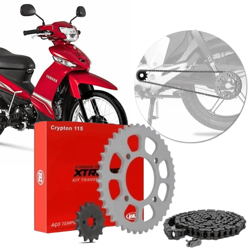 Kit Relação Transmissão Yamaha Crypton 115