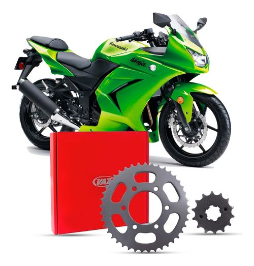 Kit Relação Transmissão Coroa Pinhão Ninja 250r