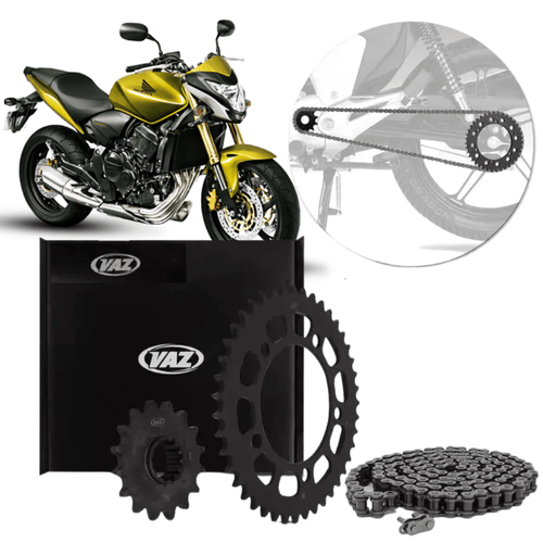 Kit Transmissão Relação C/retenteor Cb600f Hornet 08-14