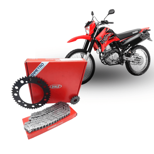 Kit Coroa Pinhão Corrente Yamaha Xtz 250 Lander 2006 A 2008