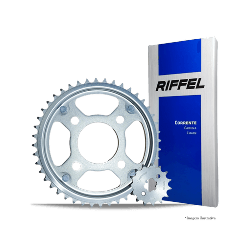 Kit Transmissão Titan 160 / Fan 160 / Start 160 Titanium - Riffel