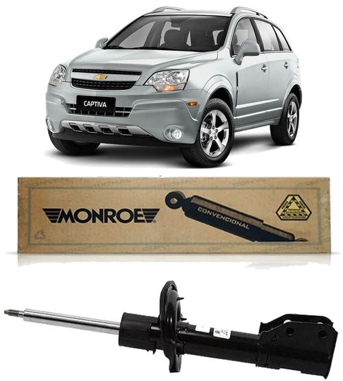 Amortecedor Dianteiro Captiva 2.4 3.6 2008 A 2017 Esquerdo