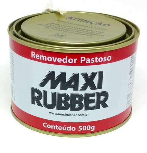 Removedor De Tinta Pastoso Maxi Rubber 500g
