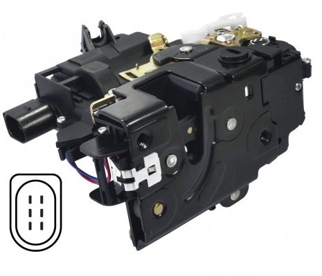 Fechadura Elétrica Da Porta Volkswagen Golf Passat Traseira Lado Direito Universal 23130