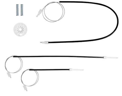 Kit Reparo para Máquina do Vidro Gol G3 - 4 Portas Dianteiras p/ Máq. de 3 cabos RTX 0125 Rotax