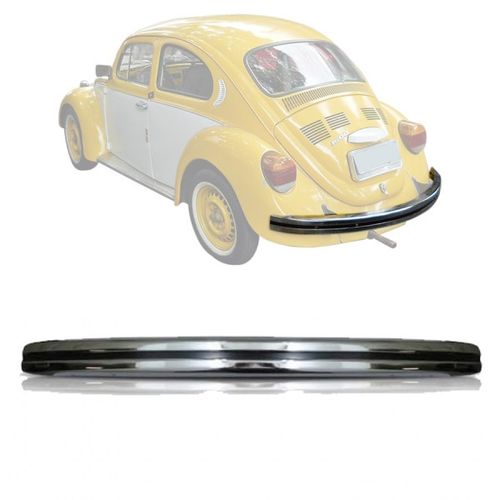 PARACHOQUE TRASEIRO FUSCA 1970 A 1986 CROMADO FINO PLASTIRON