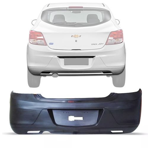 PARACHOQUE TRASEIRO ONIX LS 2012 A 2016 JOY 2012 A 2018 PARA PINTURA PLASTIRON