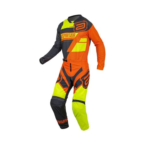 Conjunto ASW Image Moto DNA 22 - Laranja Fluo