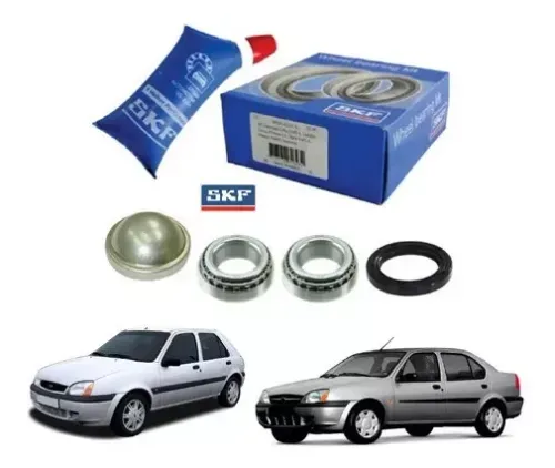 Kit Rolamento Roda Traseira Skf Original Ford Fiesta