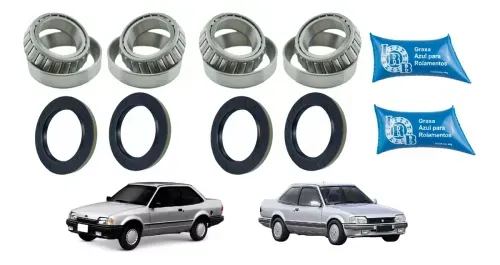 2 Kit Rolamento Roda Dianteira Ford Verona 88 89 90 91 92