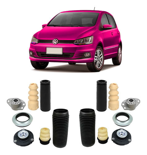 Par Kit Coxim Dianteiro Traseiro Vw Fox 2017 2018 2019 2020