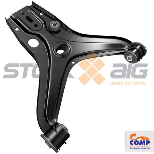 Bandeja de Suspensão Dianteira Inferior Direita Royale Versailles Quantum Santana 1988 até 2006 BSS202438 Stock Aig
