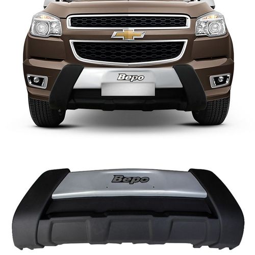 Overbumper S10 2012 a 2016 Frontbumper Preto Cinza Bepo
