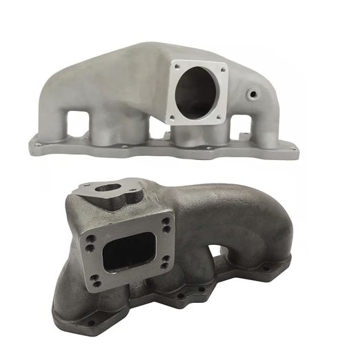 Coletor de admissão plenum modelo curto (short intake) + Coletor de escape para turbo VW Golf / Passat VR6 12V