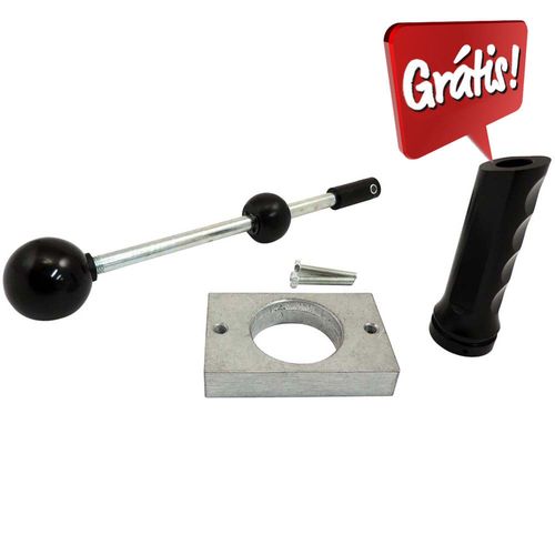 Alavanca de câmbio de engate rápido para linha VW Gol AP + Manopla de câmbio em alumínio billet GRÁTIS: manopla de freio de mão billet