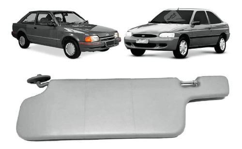 Quebra Sol Esquerdo Ford Escort 1992-2003 C/ Espelho E Bolsa