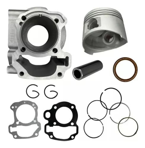 Cilindro Pistão E Anéis Motor Suzuki Burgman 125i 11 Á 19