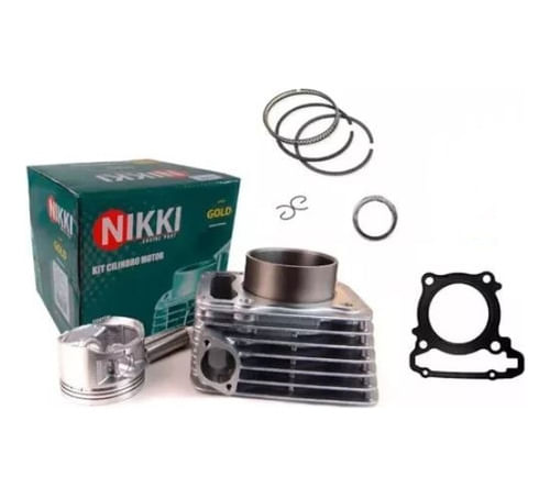 Kit Cilindro Pistão E Anéis Honda Cbx Strada Xr/ Nx 200