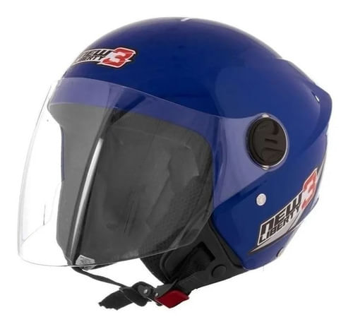 Capacete Aberto Pro Tork New Liberty Three  Azul  60
