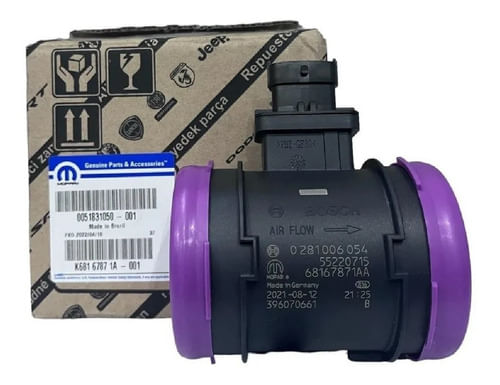 Sensor Maf Fluxo De Ar Compass 2.0 Diesel 2017/-... Original