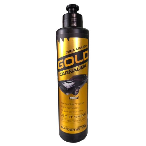 Cera Carnauba Liquida Gold 300Ml Autoamerica