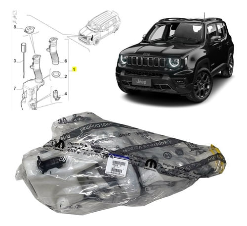 Reservatorio Agua Parabrisa Jeep Renegade Original 52008239