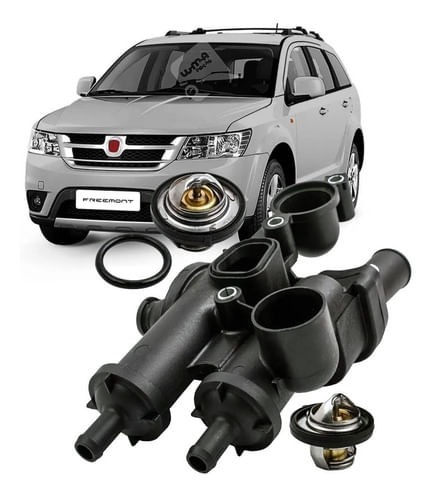 Carcaça Valvula Termostatica Completa Fiat Freemont 2.4 16v