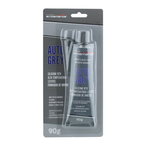 Silicone RTV Auto Grey Cinza Alta Temperatura para Motores