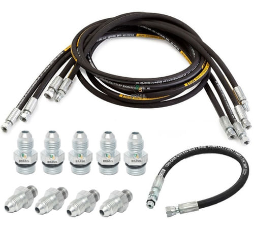 Kit Mangueira Prensada Suspensão Ar Alta  Golf Mk4 2008