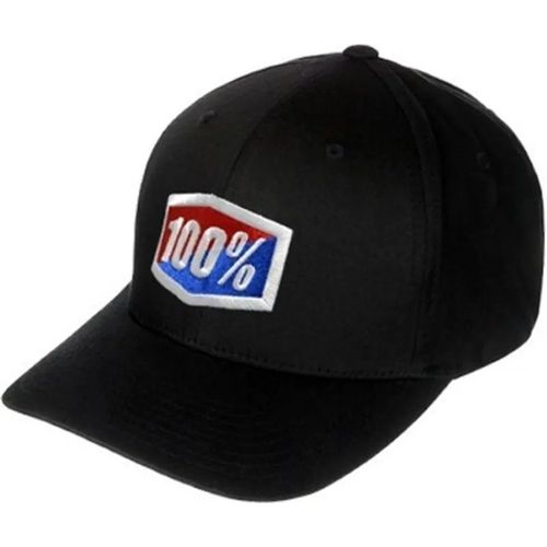 Boné 100% Icon Flex Preto - Único