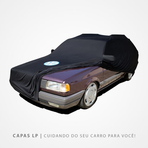Capa Tecido Parati Quadrada Preta Helanca Lycra Cobrir Vw