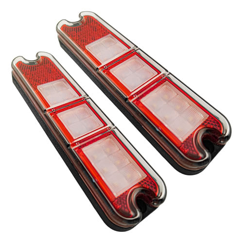 02 Lanterna Traseira Led Empilhadeira Hyster Ft Yale 10~80v