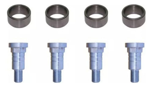 Kit 4 Buchas + 4 Pinos Link Direcional Empilhadeira Toyota