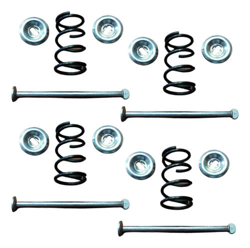 Kit Fixador Sapata De Freio Empilhadeira Toyota 7 8 Fg25 18