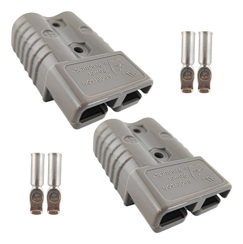 2 Conector Bateria Empilhadeira Anderson Power 175a Original.1