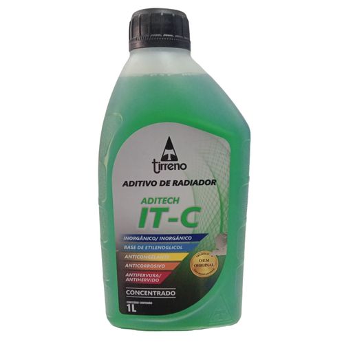 Aditivo para Radiador Tirreno Concentrado IT-C Verde - 1L