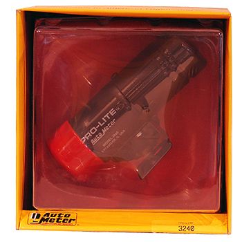 Shift-Lite Grande Vermelho Alerta Preto - AUTO METER