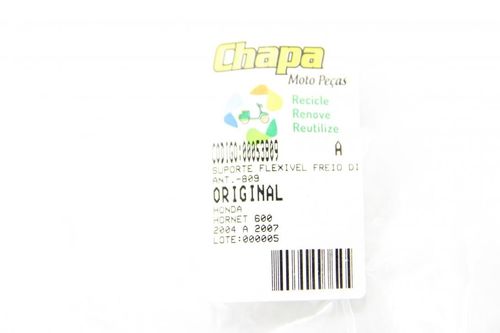 Suporte Flexível Freio Diant. Honda Hornet 600 2004-2007