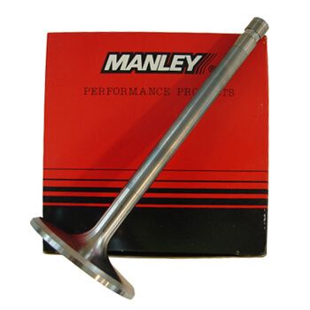 Válvula Aço Inox 1.60" Mopar Small Block - Exaustão - Swirl Polished - Race Master - MANLEY