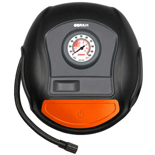 Mini Compressor de Ar Automotivo Portátil OTI200 Osram para Pneu de Carro, Moto, Bicicleta