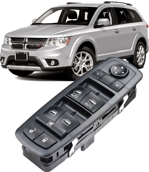Comando Botao Vidro Eletrico Journey 2.7 E 3.6 Sem Rebatimento