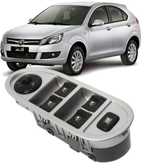 Comando Botao Vidro Eletrico Jac J3 1.4 e 1.5 de 2011 À 2013