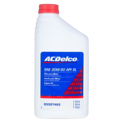 Óleo de Motor ACDelco 20w50 Api SL 1 Litro