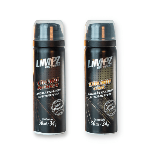 Aromatizador Automotivo Limpz Auto Aroma Couro Unic