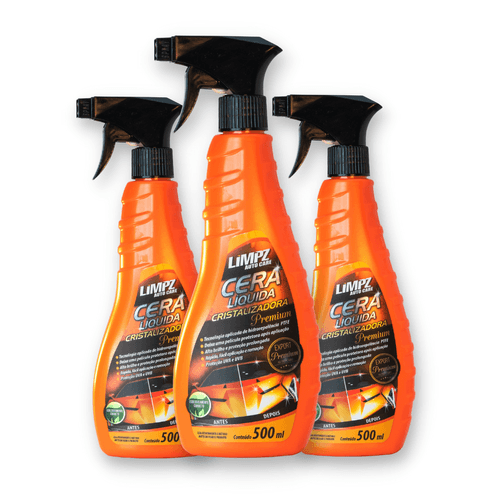 Cera Liquida Cristalizadora Premium Ptfe Limpz Auto 500 Ml