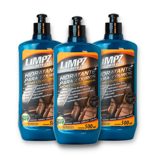 Hidratante De Couro Aroma Couro Original  Limpz Auto 500 Ml