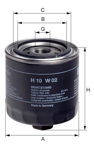 FILTRO OLEO MOTOR 112/113 TURBINA